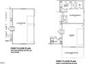 First-floor plan with a three-car garage option and Primary suite layout at 4356 Coldwater Springs Dr, Raleigh, NC 27616