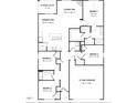 Four bedroom, two bath home with covered patio and two-car garage at 425 Ashley Run, Sanford, NC 27330