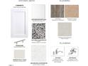 White flat panel cabinets, granite countertops, and subway tile backsplash at 19 Sweet Meadow Rd, Angier, NC 27501