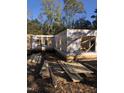 New home under construction, exterior framing and wrap at 4804 Deerwood Dr, Raleigh, NC 27529