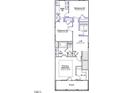 Second floor includes primary bedroom, two additional bedrooms, and a loft at 735 Georgias Landing Pkwy # 112, Raleigh, NC 27603