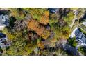 Aerial view of a spacious lot with mature trees at 906 Marlowe Rd, Raleigh, NC 27609