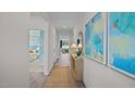 Bright entryway with hardwood floors and access to other rooms at 40 Saddle Mare St, Clayton, NC 27520