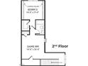 Second floor with a game room, bedroom, and bathroom at 7544 Percussion Dr, Apex, NC 27539