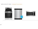 Stainless steel kitchen appliances including range, microwave, and dishwasher at 83 Meath Ct # 209, Clayton, NC 27520