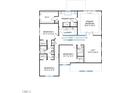 Second floor plan featuring primary suite, two additional bedrooms, and a loft at 3185 Armeria Dr, Apex, NC 27502