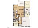 Two-story home floor plan, features open layout, 5 bedrooms, and screened porch at 307 S Elm St, Apex, NC 27502