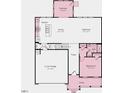 First floor plan featuring kitchen, gathering room, and bedroom 5 at 1132 Sun Springs Rd, Wake Forest, NC 27587