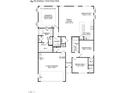 One-story house floor plan with 3 bedrooms and 2 baths at 114 Arundel Dr, Archer Lodge, NC 27527