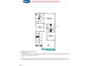 Second-floor plan featuring the owner's suite, bedrooms, loft, and laundry at 193 Little Creek Dr, Lillington, NC 27546
