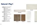 Kitchen design details featuring natural wood cabinets and bleached wood grout at 7545 Percussion Dr, Apex, NC 27539