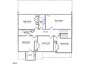 Upper floor plan with bonus room, three bedrooms, and two bathrooms at 219 Augusta Pond Way # 157, Raleigh, NC 27603