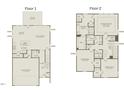 Two-story floor plan, features 2 car garage, and spacious owner's suite at 295 Broomside Ave, Raleigh, NC 27603
