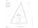 Plot plan showing a triangular lot and house dimensions at 85 Kissington Way, Benson, NC 27504