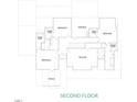 Second floor plan with bedrooms, walk-in closets, and a recreation room at 30 Hidden Lake Dr, Franklinton, NC 27525