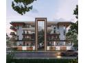 Modern apartment building with wood and glass accents at 600 N Roxboro St # 44, Durham, NC 27701