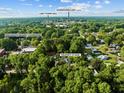 Aerial view showcasing property location near downtown Cary at 113 E Johnson St, Cary, NC 27513