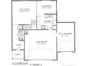 Open floor plan featuring Gathering room, kitchen, and 2-car garage at 154 Nectar Ln, Bunnlevel, NC 28323