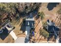 Bird's-eye view of a house and surrounding neighborhood at 40 Ringneck Ct, Lillington, NC 27546