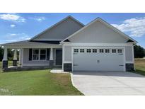 New construction home with attached two-car garage at 86 Scotties Ridge Dr, Princeton, NC 27569