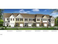 Elevations of townhouses with various styles at 641 Leland Hill Cir, Zebulon, NC 27597