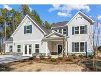 Two-story home with gray siding and blue shutters at 170 Aberdeen, Rocky Mount, NC 27804