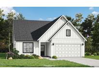 Craftsman style home with white siding, and two car garage at 108 Ascot, Rocky Mount, NC 27804