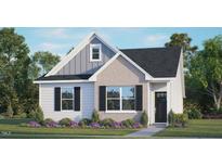 Craftsman style home with gray and white exterior at 1304 Jasmine View Way, Knightdale, NC 27545