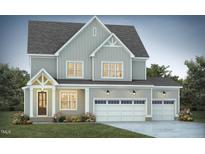 Two-story home with gray siding and white trim at 101 Asti Ct, Clayton, NC 27527