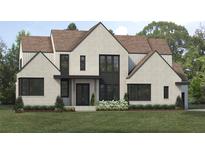 Two story modern farmhouse style home with white brick at 8417 Portmarnock Ct, Wake Forest, NC 27587