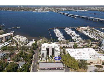 Beautiful condo building overlooking a marina and bay with bridge access to nearby cities at 1400 Barcarrota Blvd W # 201, Bradenton, FL 34205