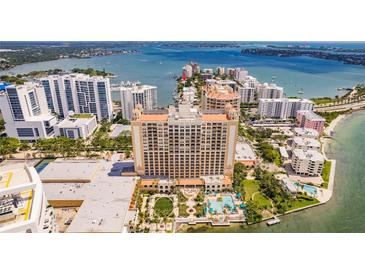 Luxury high-rise condo building with waterfront views at 1111 Ritz Carlton Dr # 1802, Sarasota, FL 34236