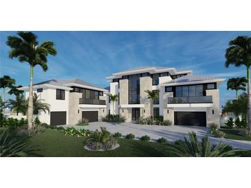 Luxury home with two garages and a modern design at 162 Emerson Dr, Sarasota, FL 34236