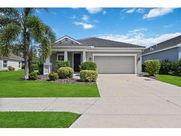 Single story home with a two-car garage at 164 Avens Dr, Nokomis, FL 34275