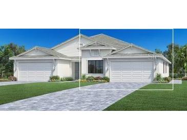 New construction home with two-car garage at 18854 Dayspring Pl, Venice, FL 34293