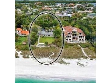 Beachfront property aerial view at 5941 Gulf Of Mexico Dr, Longboat Key, FL 34228