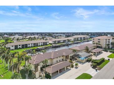 Aerial view of waterfront community at 208 Lewis Cir # 4A, Punta Gorda, FL 33950