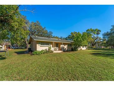 Ranch-style home with a large yard at 17902 Burnside Rd, Lutz, FL 33548