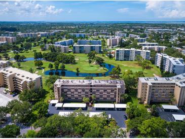 Aerial view of condo community near golf course at 3620 Ironwood Cir # 304O, Bradenton, FL 34209