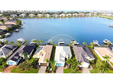 Waterfront homes with private docks on a scenic canal and easy access to the ocean at 1022 Overlook Ct, Bradenton, FL 34208