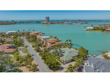 Beautiful waterfront home with a private boat dock and stunning views of the bay and surrounding islands at 316 W Royal Flamingo Dr, Sarasota, FL 34236