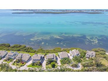 Waterfront homes feature lush landscaping and breathtaking views of the bay at 79 Tidy Island Blvd, Bradenton, FL 34210