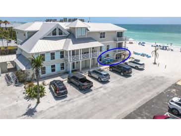Beautiful beachfront condo with private balcony overlooking the white sandy beach and the Gulf at 101 66Th St # 1, Holmes Beach, FL 34217