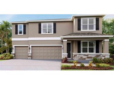 Charming two-story home with a two-car garage and well-manicured landscaping at 1114 159Th E Way, Bradenton, FL 34212