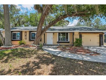 Charming single-story home with well-kept lawn and decorative landscaping at 4468 Maraldo Ave, North Port, FL 34287