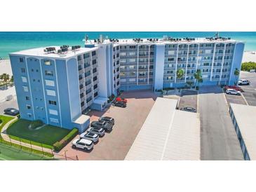 Beautiful beach condominium with ocean view, landscaped lawn, and convenient parking spaces at 5300 Gulf Dr # 501, Holmes Beach, FL 34217