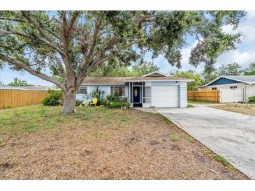 Charming single-story home with a well-maintained lawn and mature tree shading the front yard at 3205 33Rd Street W Ct, Bradenton, FL 34205