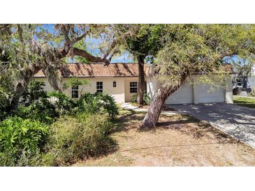 Charming single-story home with a well-maintained yard and beautiful mature trees at 3428 Mineola Dr, Sarasota, FL 34239