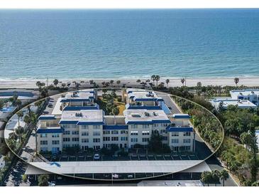 Aerial view of condo near the beach at 3806 Gulf Of Mexico Dr # C205, Longboat Key, FL 34228