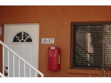 Charming condo featuring an attractive front door, perfect for a cozy and inviting home at 5310 26Th W St # 1002, Bradenton, FL 34207
